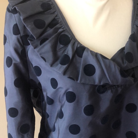 Devon Baer Silk polka Dot Blouse - Picture 3 of 13